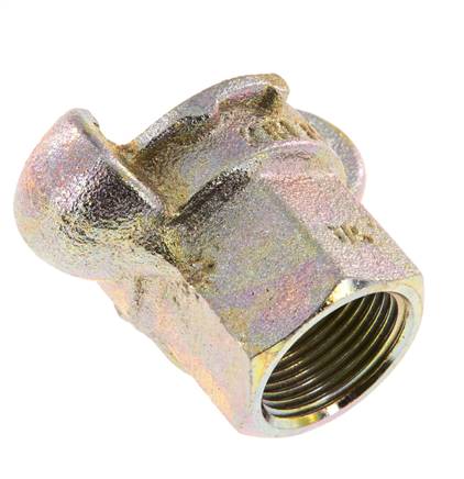 Cast Iron DN 17 DIN 3489 Twist Claw Coupling Rp 3/4'' Female