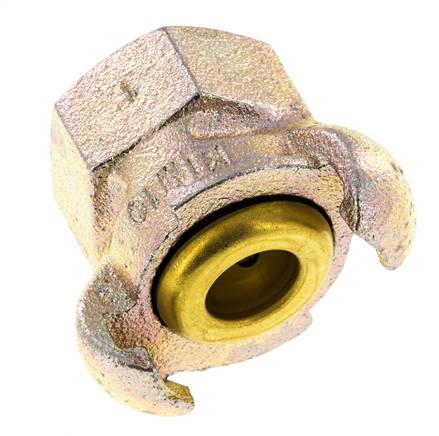 Cast Iron DN 17 DIN 3489 Twist Claw Coupling Rp 1'' Female