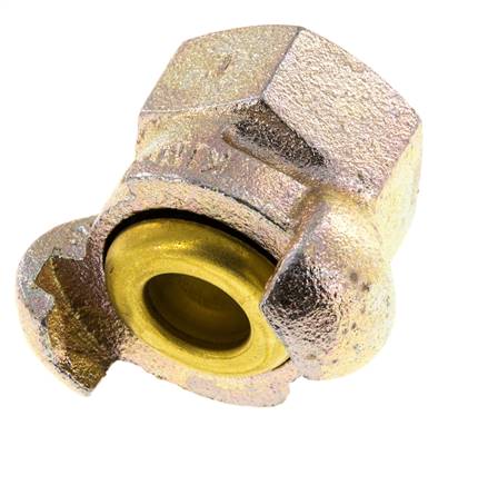 Cast Iron DN 17 DIN 3489 Twist Claw Coupling Rp 1'' Female