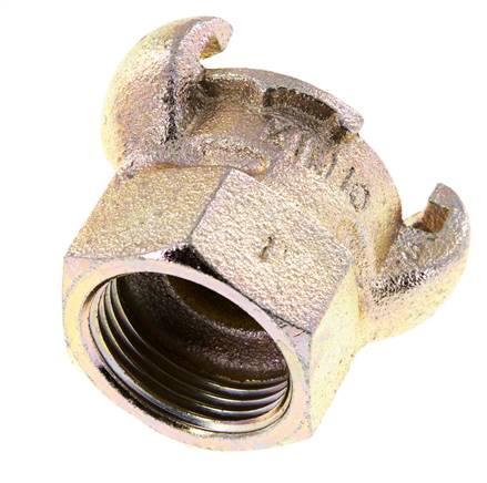 Cast Iron DN 17 DIN 3489 Twist Claw Coupling Rp 1'' Female
