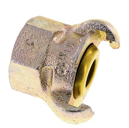 Cast Iron DN 17 DIN 3489 Twist Claw Coupling Rp 1'' Female