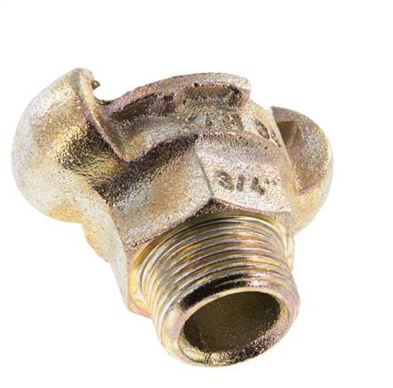 Cast Iron DN 17 DIN 3489 Twist Claw Coupling G 3/4'' Male
