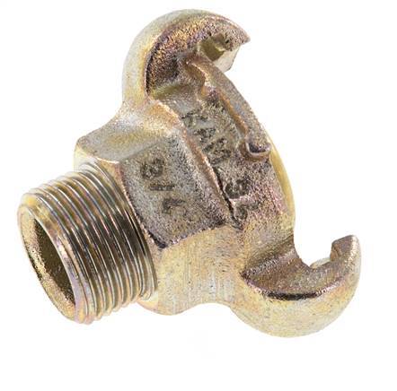 Cast Iron DN 17 DIN 3489 Twist Claw Coupling G 3/4'' Male