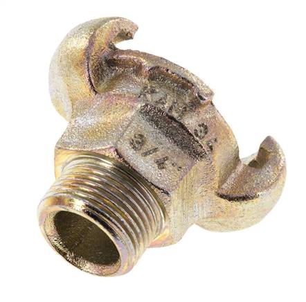 Cast Iron DN 17 DIN 3489 Twist Claw Coupling G 3/4'' Male