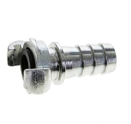 Cast Iron DN 18.5 DIN 3489 Twist Claw Coupling 25 mm (1'') Hose Barb Collar
