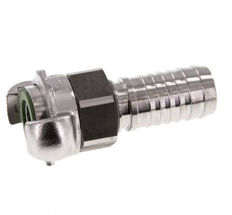 Stainless Steel DN 18 DIN 3238 Twist Claw Coupling 25 mm (1'') Hose Barb