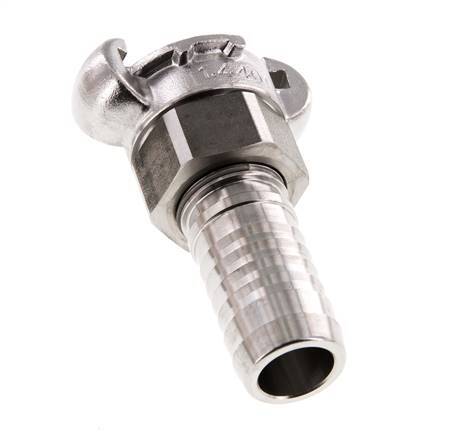 Stainless Steel DN 18 DIN 3238 Twist Claw Coupling 25 mm (1'') Hose Barb