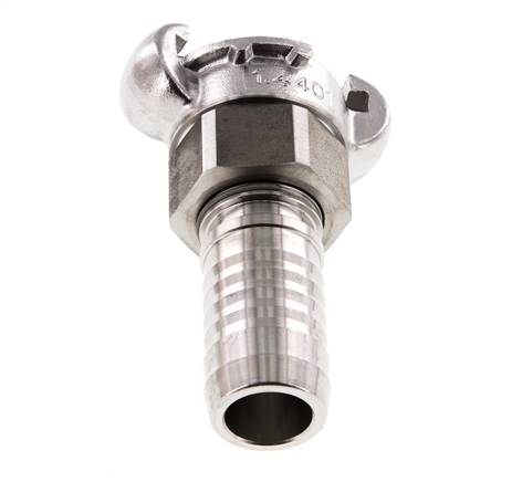 Stainless Steel DN 18 DIN 3238 Twist Claw Coupling 25 mm (1'') Hose Barb