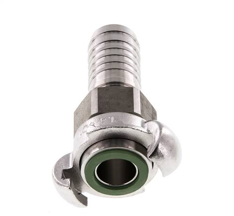 Stainless Steel DN 18 DIN 3238 Twist Claw Coupling 25 mm (1'') Hose Barb