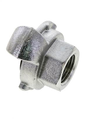 Cast Iron DN 19 DIN 3489 Twist Claw Coupling Rp 1/2'' Female