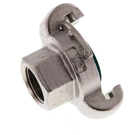 Stainless Steel DN 19 DIN 3489 Twist Claw Coupling Rp 1/2'' Female