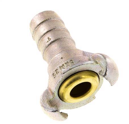 Cast Iron DN 19 DIN 3489 Twist Claw Coupling 25 mm (1'') Hose Barb