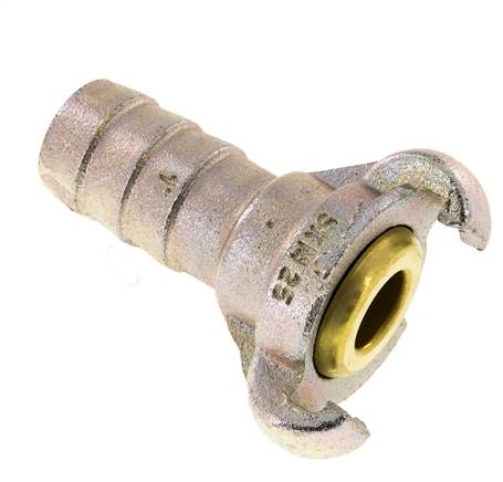 Cast Iron DN 19 DIN 3489 Twist Claw Coupling 25 mm (1'') Hose Barb