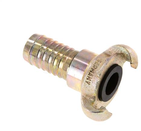 Cast Iron DN 19 DIN 3489 Twist Claw Coupling 25 mm (1'') Hose Barb Rotary