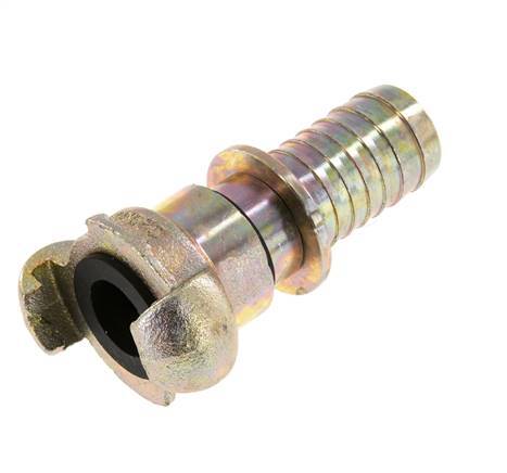 Cast Iron DN 19 DIN 3489 Twist Claw Coupling 13 mm (1/2'') Hose Barb Rotary Collar