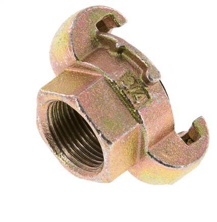 Cast Iron DN 20 DIN 3489 Twist Claw Coupling Rp 3/4'' Female
