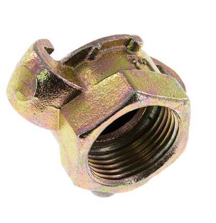 Cast Iron DN 20 DIN 3489 Twist Claw Coupling Rp 1'' Female