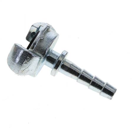 Cast Iron DN 5.5 DIN 3489 Twist Claw Coupling 10 mm Hose Barb Collar