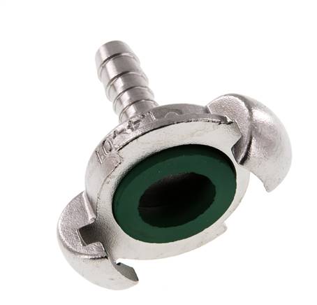 Stainless Steel DN 6.5 DIN 3489 Twist Claw Coupling 10 mm Hose Barb