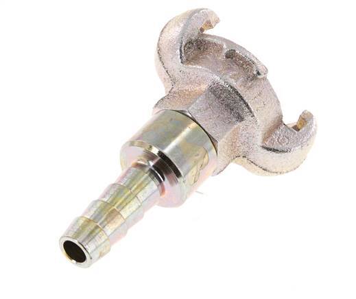 Cast Iron DN 8.5 DIN 3489 Twist Claw Coupling 13 mm (1/2'') Hose Barb