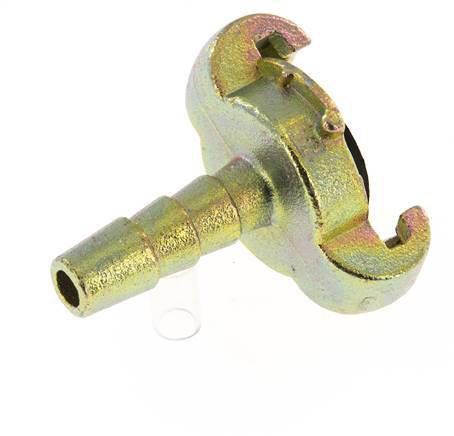 Cast Iron DN 8.5 DIN 3489 Twist Claw Coupling 13 mm (1/2'') Hose Barb