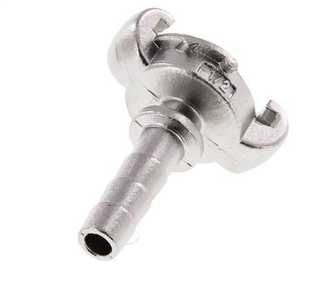 Stainless Steel DN 9 DIN 3489 Twist Claw Coupling 13 mm (1/2'') Hose Barb