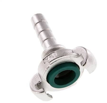 Stainless Steel DN 9 DIN 3489 Twist Claw Coupling 13 mm (1/2'') Hose Barb