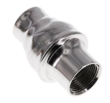 G3/4'' Stainless Steel 304 Check Valve FKM 0.03-16bar (0.44-232psi) - Reinforced pin [8 Pieces]
