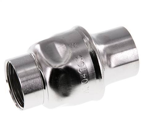 G1'' Stainless Steel 304 Check Valve FKM (Light Spring) 0.03-16bar - CLIS3E