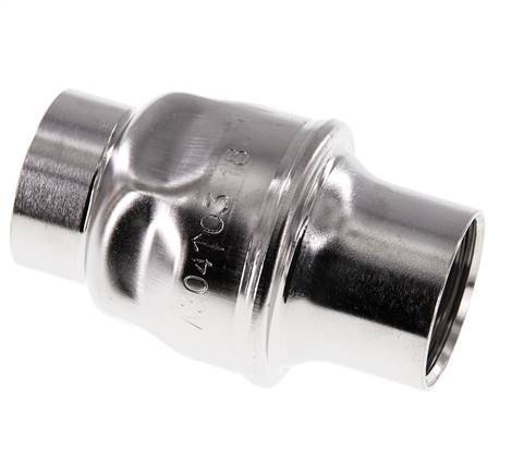 G1'' Stainless Steel 304 Check Valve FKM 0.03-16bar (0.44-232psi) - Reinforced pin [8 Pieces]
