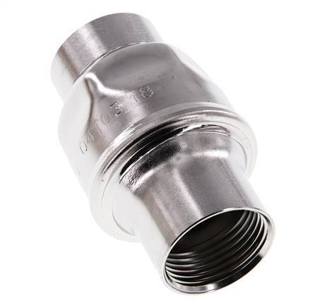 G1'' Stainless Steel 304 Check Valve FKM 0.03-16bar (0.44-232psi) - Reinforced pin [8 Pieces]