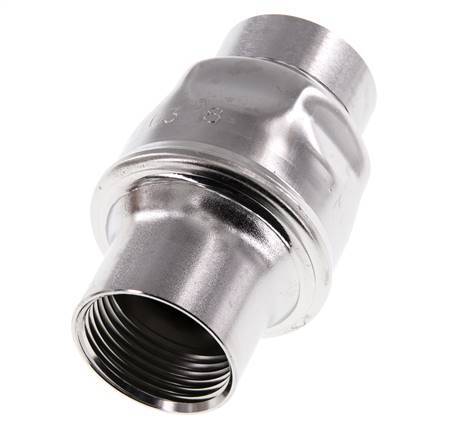 G1'' Stainless Steel 304 Check Valve FKM (Light Spring) 0.03-16bar - CLIS3E