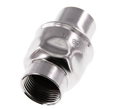 G1'' Stainless Steel 304 Check Valve FKM 0.03-16bar (0.44-232psi) - Reinforced pin [8 Pieces]