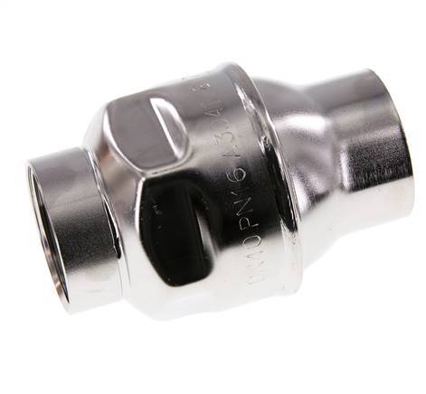 G1-1/2'' Stainless Steel 304 Check Valve FKM (Light Spring) 0.03-16bar - CLIS3E