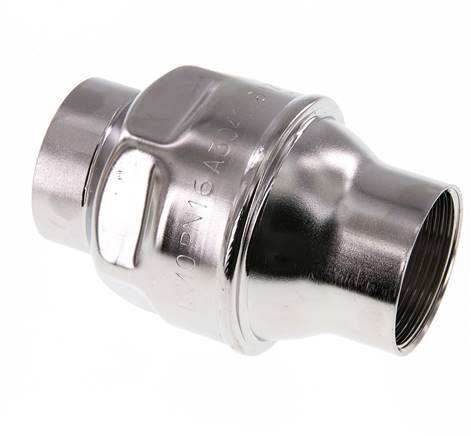 1 1/2'' NPT Stainless Steel 304 Check Valve FKM 0.03-16bar (0.44-232psi)