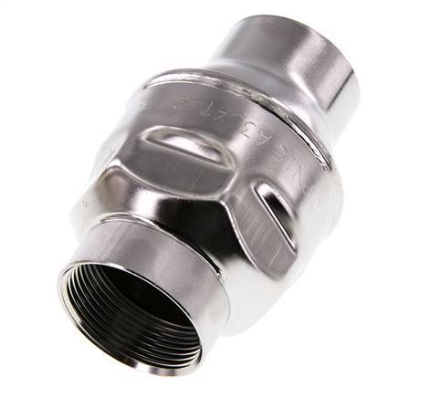 G1 1/2'' Stainless Steel 304 Check Valve EPDM 0.03-16bar (0.44-232psi) - WRAS and NSF ANSI 61 [6 Pieces]