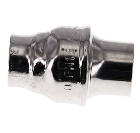 G3/4'' Stainless Steel 316 Check Valve FKM 0.03-16bar (0.44-232psi) - NSF ANSI 61 - Reinforced pin [8 Pieces]