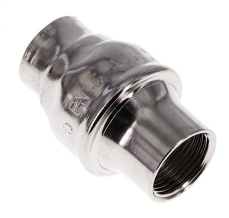 3/4'' NPT Stainless Steel 316 Check Valve FKM 0.03-16bar (0.44-232psi) - NSF ANSI 61