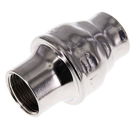 3/4'' NPT Stainless Steel 316 Check Valve FKM 0.03-16bar (0.44-232psi) - NSF ANSI 61