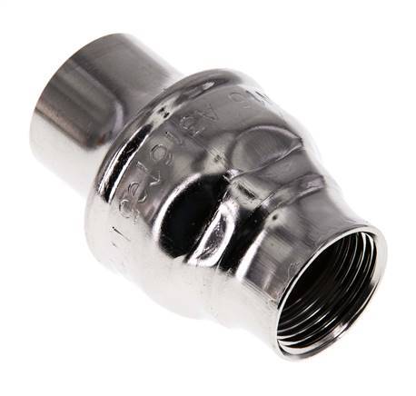 G3/4'' Stainless Steel 316 Check Valve FKM 0.03-16bar (0.44-232psi) - Heavy duty [8 Pieces]