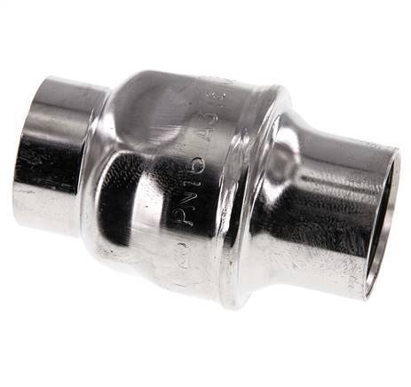 G1'' Stainless Steel 316 Check Valve FKM 0.03-16bar (0.44-232psi) - NSF ANSI 61