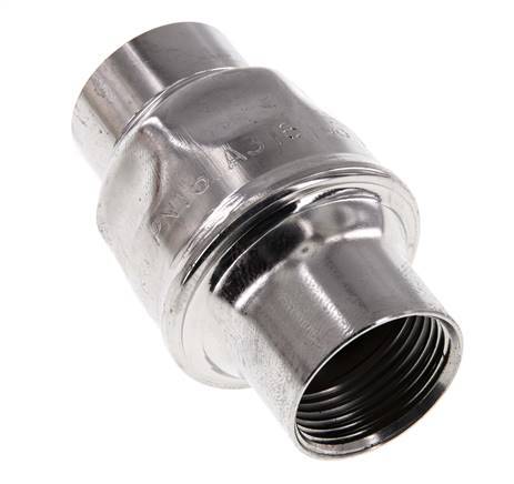 G1'' Stainless Steel 316 Check Valve FKM 0.03-16bar (0.44-232psi) - NSF ANSI 61