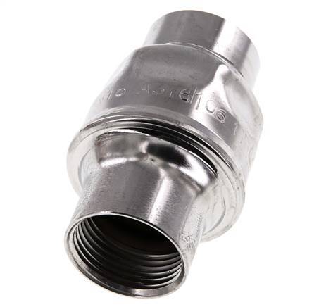 1'' NPT Stainless Steel 316 Check Valve FKM 0.03-16bar (0.44-232psi) - NSF ANSI 61