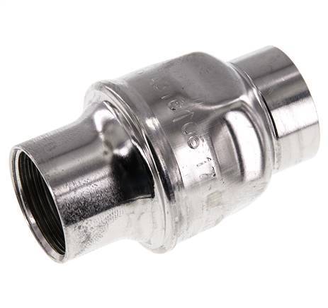 1'' NPT Stainless Steel 316 Check Valve FKM 0.03-16bar (0.44-232psi) - NSF ANSI 61