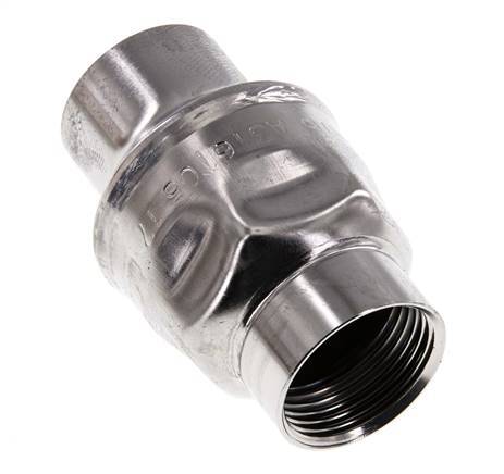 G1'' Stainless Steel 316 Check Valve FKM 0.03-16bar (0.44-232psi) - NSF ANSI 61