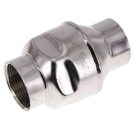 G1 1/2'' Stainless Steel 316 Check Valve FKM 0.03-16bar (0.44-232psi) - NSF ANSI 61