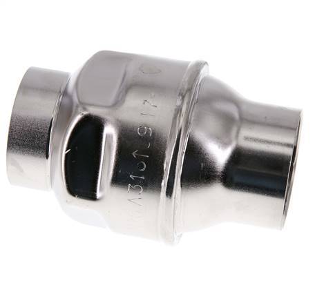 G1 1/2'' Stainless Steel 316 Check Valve FKM 0.03-16bar (0.44-232psi) - NSF ANSI 61
