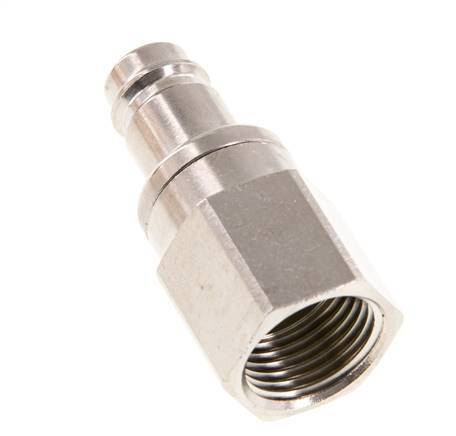 Nickel-plated Brass DN 10 Air Coupling Plug G 1/2 inch Female Double Shut-Off