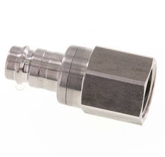Stainless steel DN 10 Air Coupling Plug G 1/2 inch Female Double Shut-Off