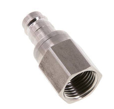 Stainless steel DN 10 Air Coupling Plug G 1/2 inch Female Double Shut-Off